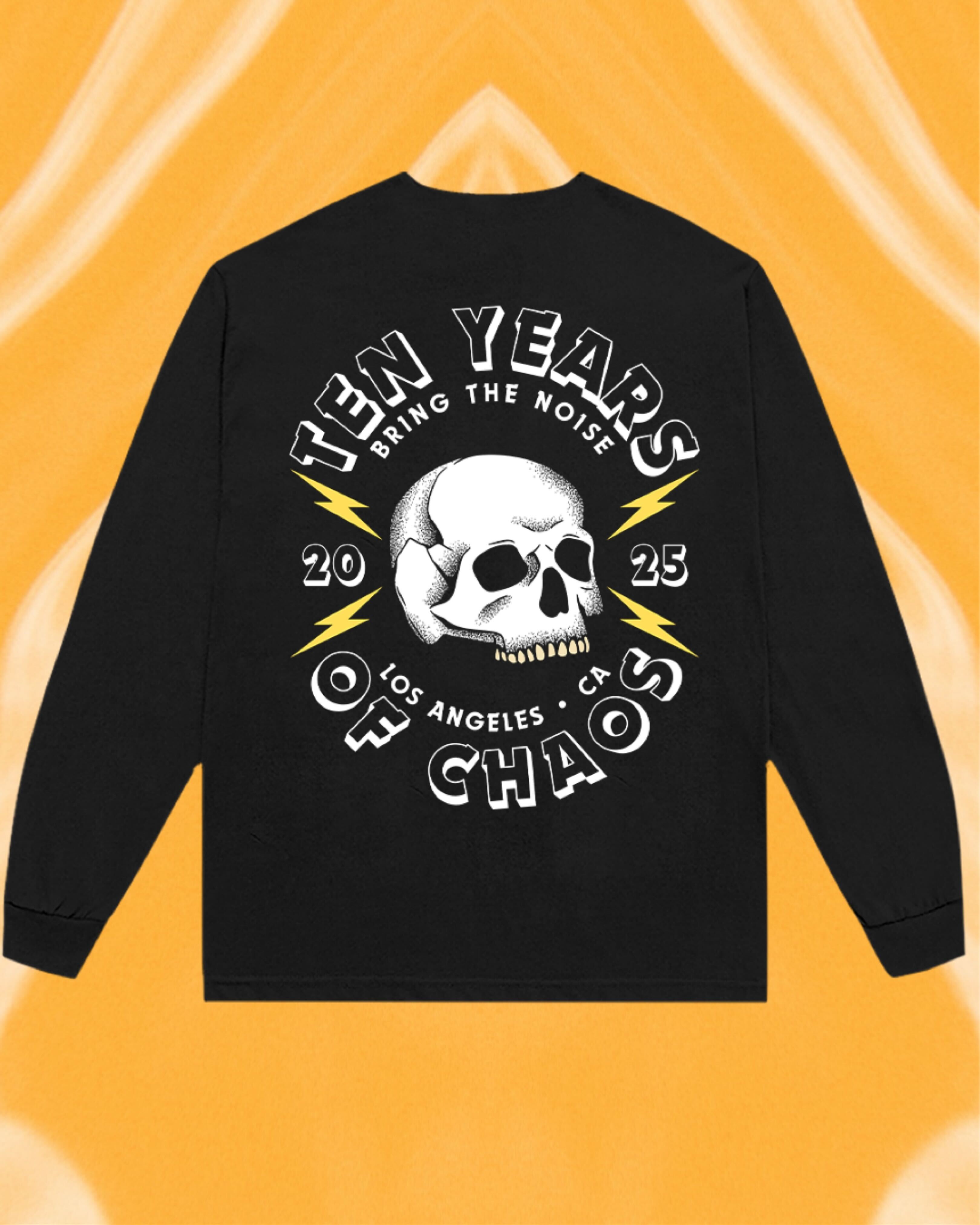 The Noise "Ten Years of Chaos" Longsleeve