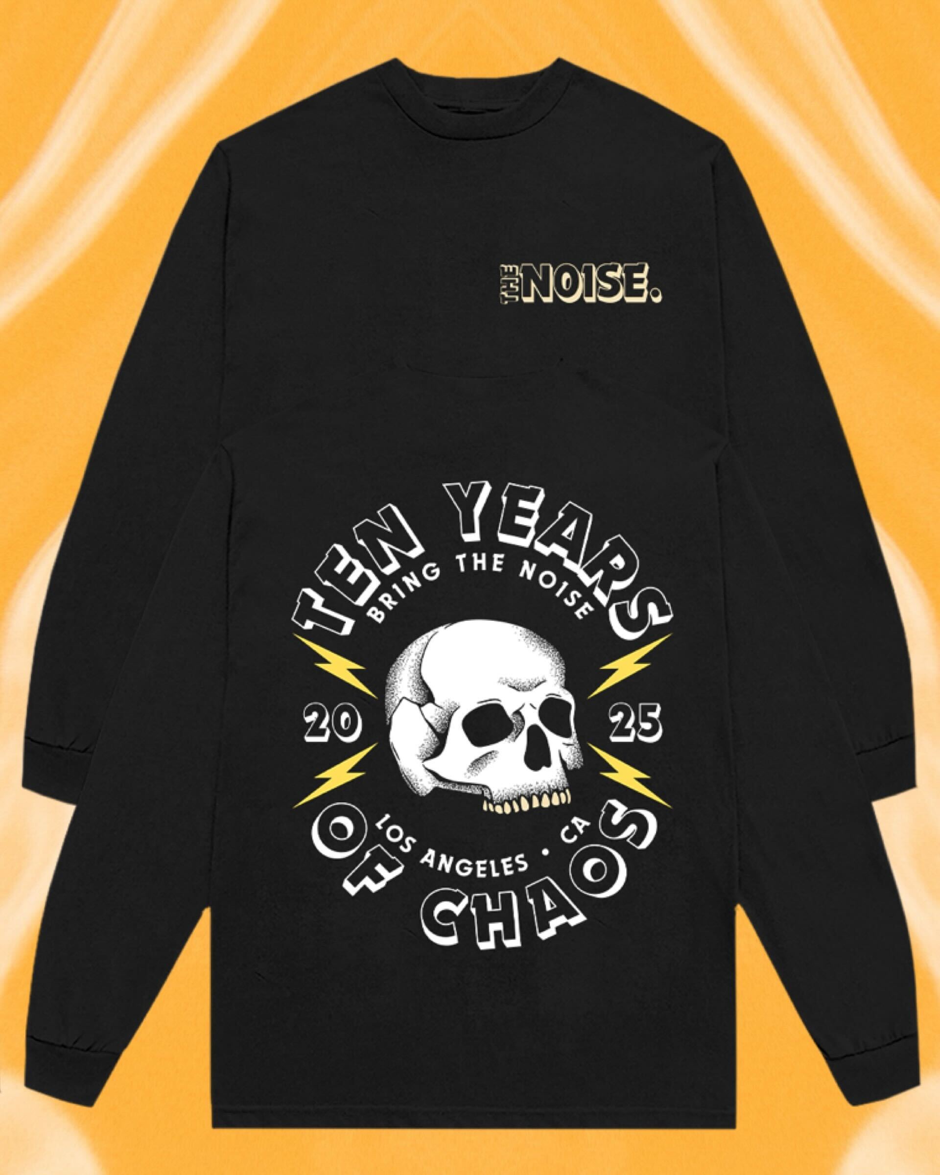 The Noise "Ten Years of Chaos" Longsleeve