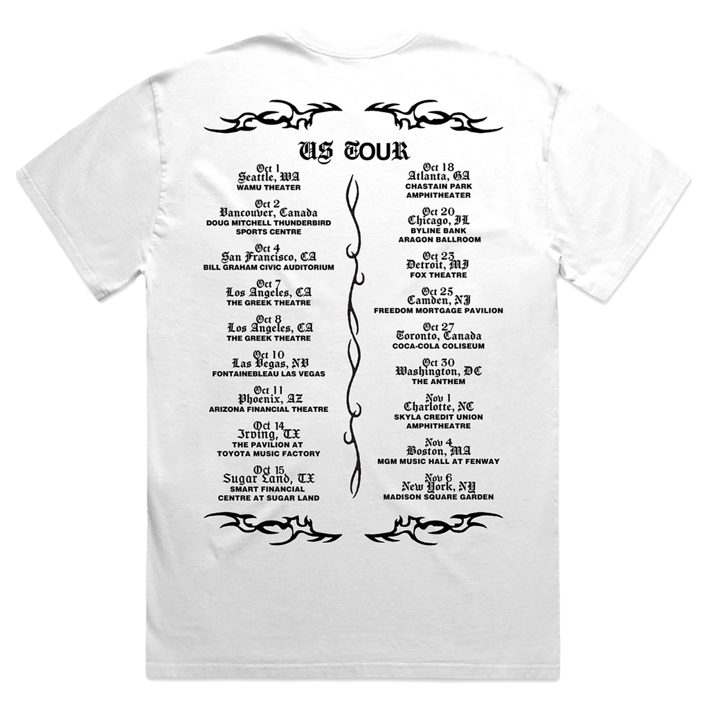 Capsule # 3 Sasha Keable - Snake Tour Tee (White)