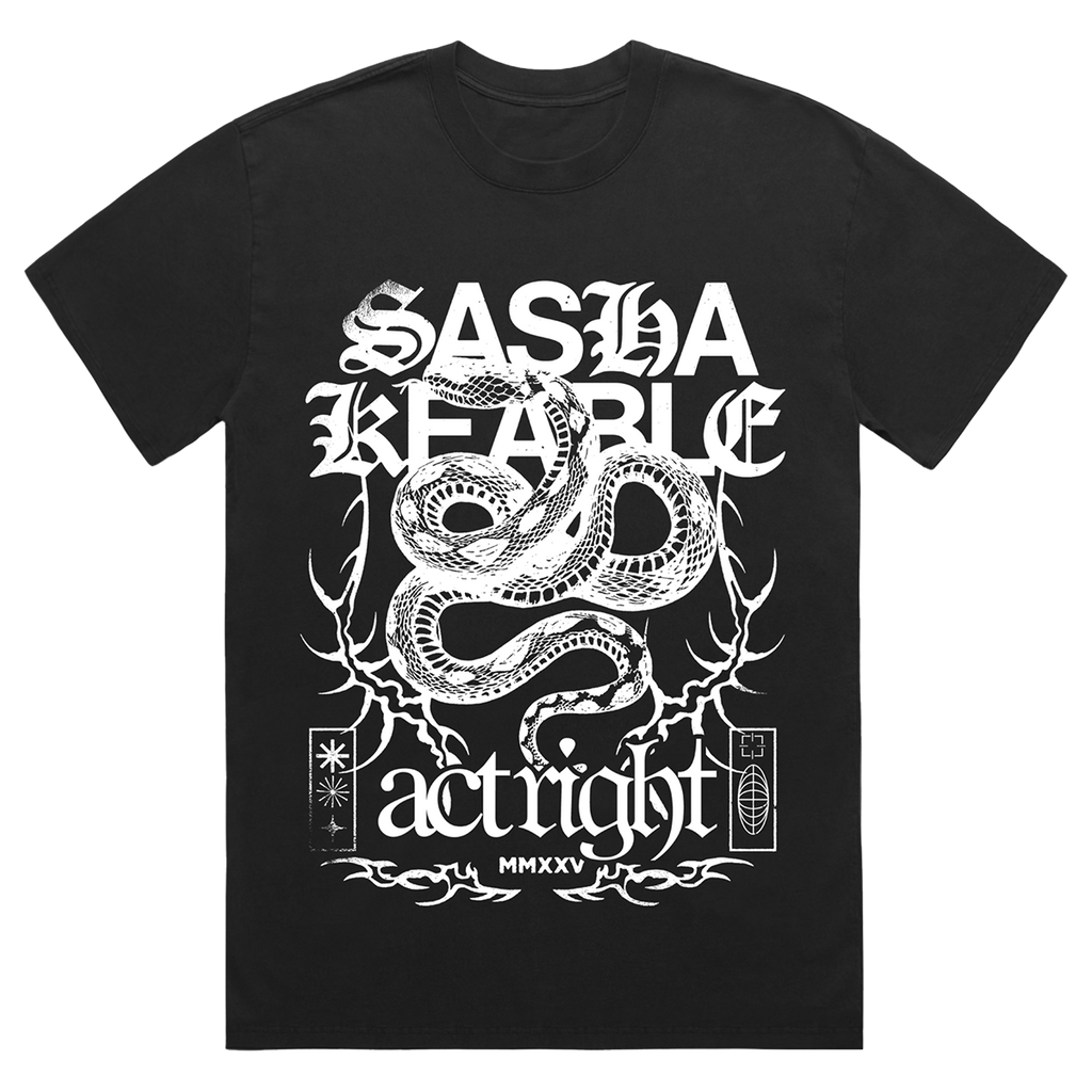 Capsule # 3 Sasha Keable - Snake Tour Tee (Black)