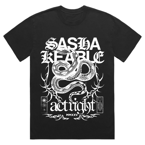 Capsule # 3 Sasha Keable - Snake Tour Tee (Black)