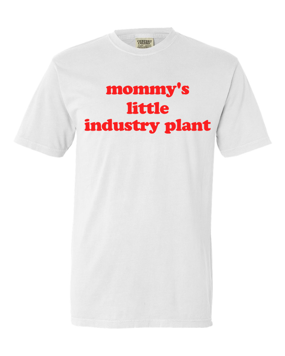 mommy's little industry plant tee